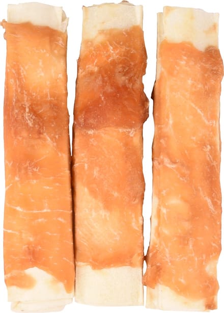 Flamingo R'hide - Snack Honden - R'hide Chicken Wrapped Ribs 12cm 3st 90gr - 3st - 129235 - 3st