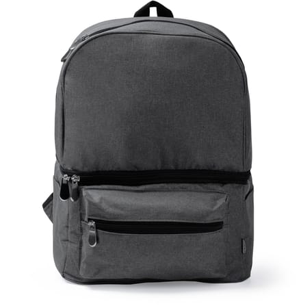 Geïsoleerde Rug-Koeltas 21L - Dubbele Compartimenten - Geschikt voor Buiten - HEATHER BLACK