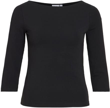 VILA top met 3/4-mouwen VIEMILIE Boothals
