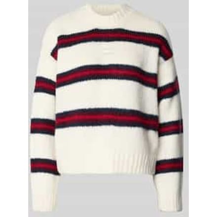 Regular fit gebreide pullover met alpaca