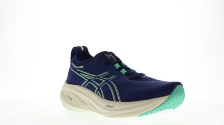 ASICS Gel-Nimbus 26 - Hardloopschoenen - Maat 41.5 - Blue Expanse/Aurora Green / Blauw Groen - Gel-Nimbus - Hardlopen - Dames Hardloopschoenen