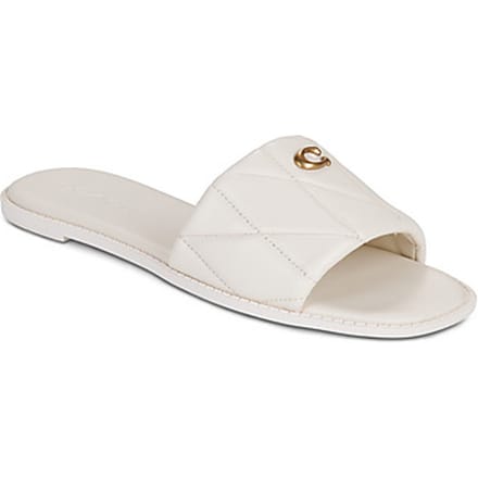 Slippers Coach HOLLY QUILTED LEATHER SANDAL