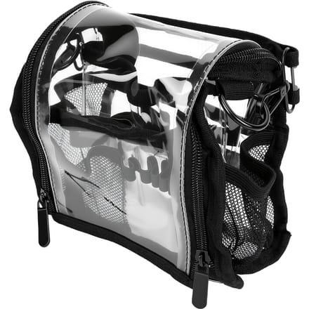 Duidelijke Make-up Organizer Tas Grote Capaciteit Meerdere Vakken Waterdicht Transparante Toilettas met Handvat Rits gray