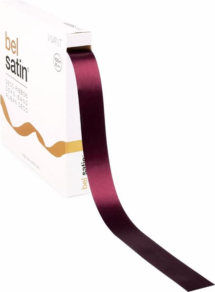 Satijnband Luxe Bordeaux Rood
