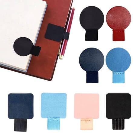 Allecto - Pen Loop Houder - Zelfklevend - Multi-kleur - Elastische Pennenring - Geschikt voor Notebooks en Agenda's - 8 Stuks