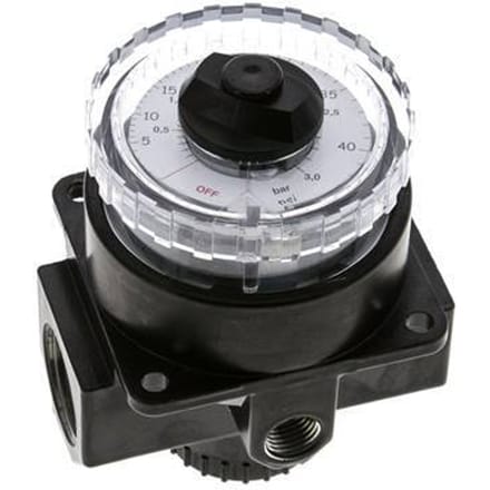 Drukregelaar G3/4'' 8000l/min 0.0-3.0bar/0-44psi