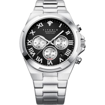 Titanio - Heren Horloge Augustus - Zilver