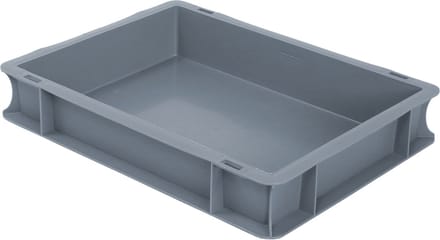 Alpac Stapelbak - Opbergbak - 400 x 300 x 70 mm - 6L - Grijs