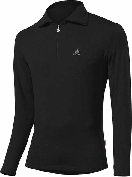 Loeffler Transtex Basic T-shirt Met Lange Mouwen Zwart L Man