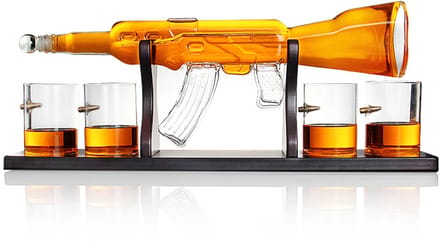 Whiskey karaf | Karaf AK-47 set | Whiskey decanteer karaf met glazen
