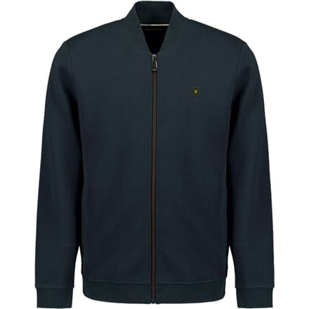 No Excess Sweater full zipper pique bomber night