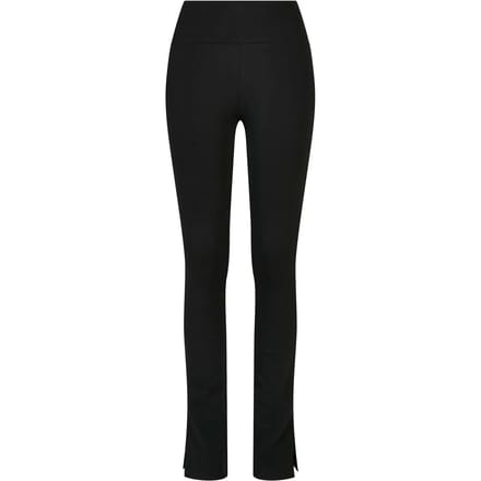 Urban Classics - High Waist Side Slit Legging - 3XL - Zwart