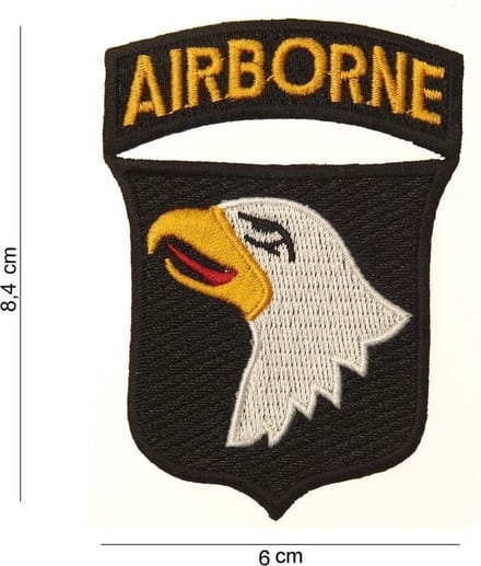101 Inc Embleem Stof Airborne Klein 11151 3017