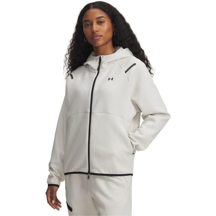 Under Armour Dames-sweatjack ‘Unstoppable’ in twee kleuren (Wit)