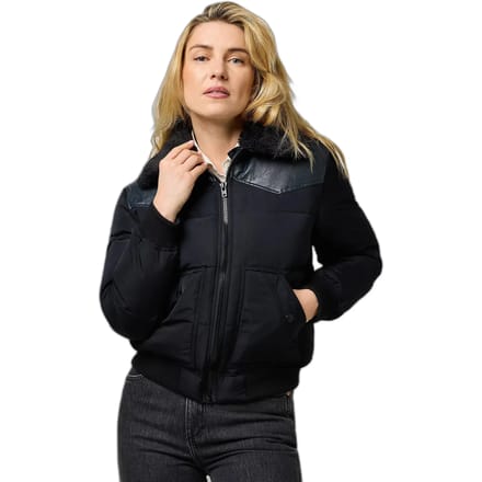 Wrangler Western Regular Fit Gewatteerde Jas Zwart S Vrouw