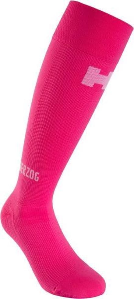 Herzog PRO Compressiekousen Roze - Maat 4-Long – Beenlengte: 39.1-46 cm – Schoenmaat: 40-44