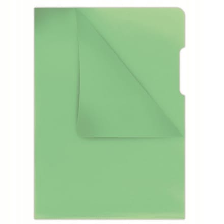 Donau A4 Omslagmap Groen 180 mic. - Open L-Type