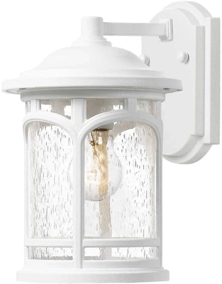 Quoizel LED Wand Buitenlamp Marblehead | 1X E27 Max 60W | IP44 | Dimbaar | White