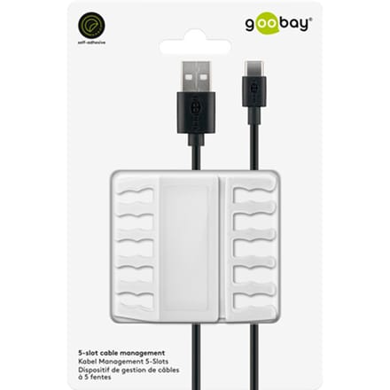 Pro Cable Management 5 Slots Wit