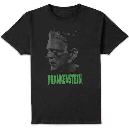 Universal Monsters Frankenstein Greyscale T-shirt - Zwart - L