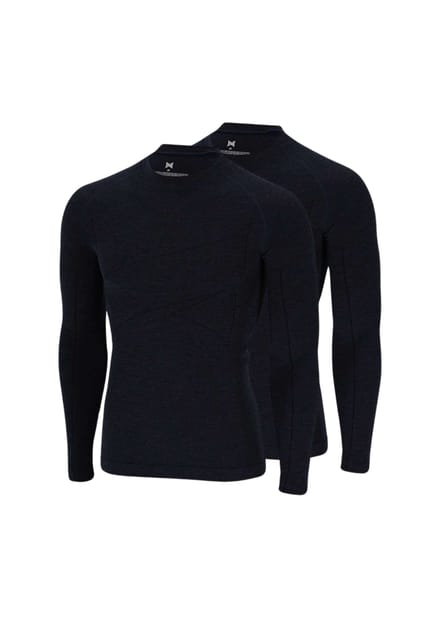 Xtreme - Thermo (onder) shirt heren - Navy - L - 2 Stuks - Thermokleding