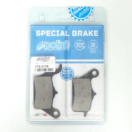 Remblokken Polini voor Scooter MBK 125 Tryptik vanaf 2014 174.0179 Nieuw