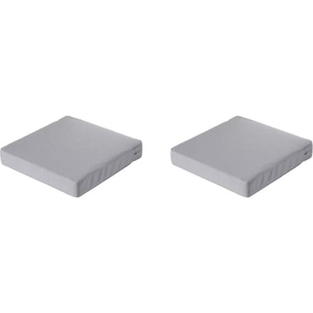 Madison - Lounge Profi-Line Zitkussen Manchester light grey - Ca. 73x73 cm - Set van 2