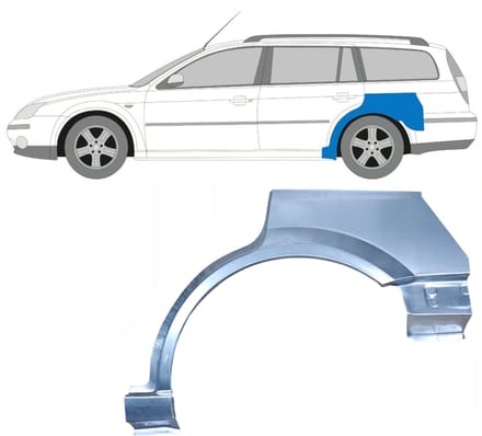Reparatiepaneel achterspatbord voor Ford Mondeo 2000-2007 / Links / COMBI