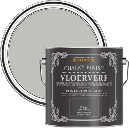 Rust-Oleum Lichtgrijs Vloerverf - Kiezel 2,5L