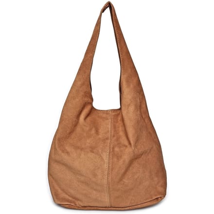 Anna Luchini Brown Rundleer Tas
