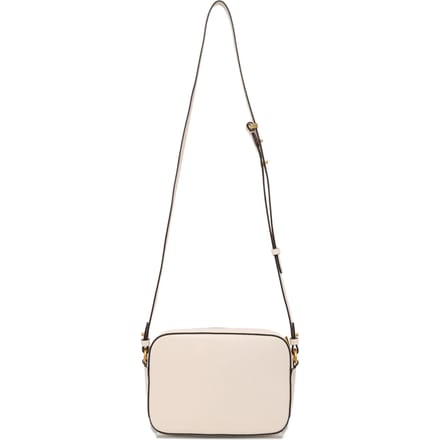 COCCINELLE Leren schoudertas Beat Soft Camera Bag Pearl crème