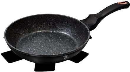 Berlinger Haus Black Rose - Granieten Koekenpan - 24cm - Soft-Touch Handvat