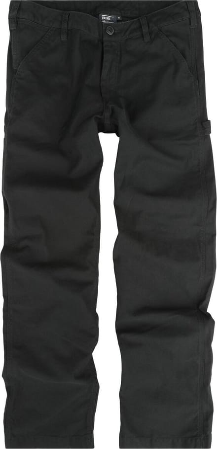 Vintage Industries Ackley broek Cargobroeken zwart M Katoen - Basics