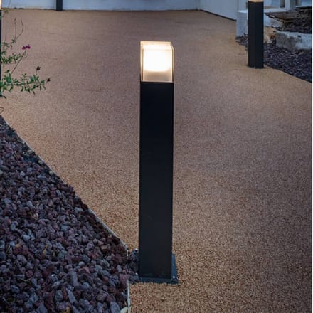 SLV GRAFIT Sokkellamp - Antraciet - IP44