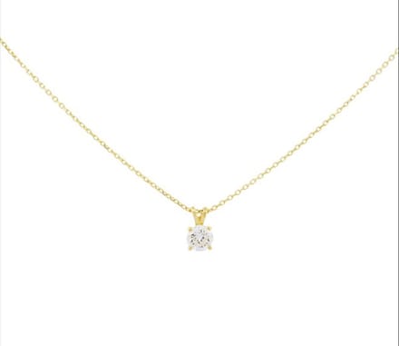 Di Lusso 14K Gouden HANGER – 0.25ct Lab Grown Diamant