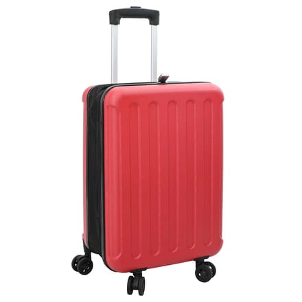 vidaXL - Koffer - met - slot - Rood - 43 - x - 27 - x - 66 - cm - ABS - Kunststof