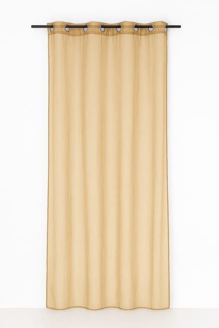 Monna voorhang gordijn oker 8 Rings 135 x 260 cm