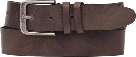 Presly & Sun Heren - Leren riem - Grijs - 85cm