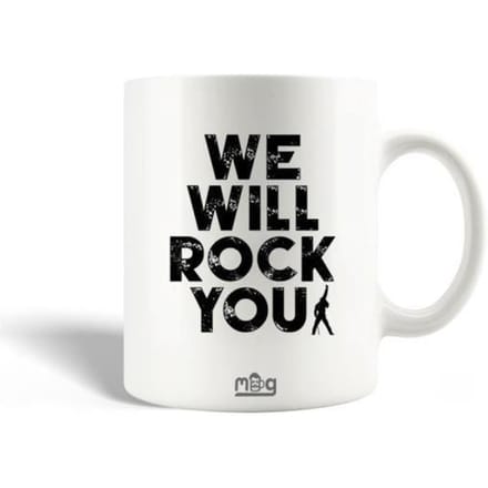 Mug en Céramique The Queen We Will Rock You Logo News of the World 1977