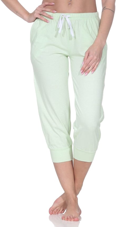 Dames pyjama Capri broek 3/4 lengte - Mix & Match - perfect te combineren
