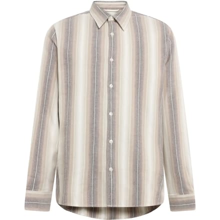 Katoenen shirt met lange mouwen KnowledgeCotton Apparel Dune Stripe