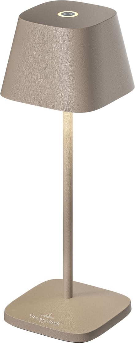 Villeroy & Boch | Neapel Micro | Oplaadbare tafellamp | in-outdoor | IP65 | Dimbaar | Zand