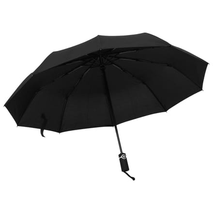 vidaXL - Paraplu - automatisch - inklapbaar - 104 - cm - zwart