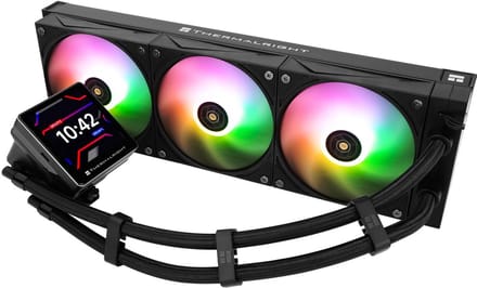 Waterkoeler CPU - Computer Koeler - Processor Koelen - 395 inch LCD-scherm - 360 mm radiator - Zwart