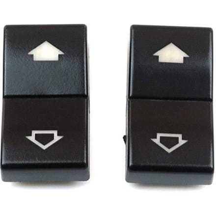 BDP585-1 2 Stuks Raamschakelaar Knopkap Afdekking 61316904309 61318368974 voor BMW E39 E38