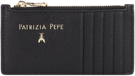 Patrizia Pepe Kredietkaart etui Leer 13 cm - 5 Sleuven - nero