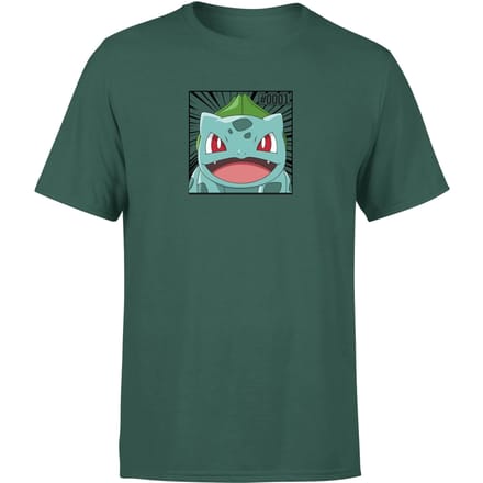 Pokémon Pokédex Bulbasaur #0001 Men's T-Shirt - Green - S