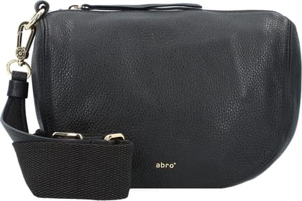abro Leren Schoudertas Leather Dalia Crossbodybag Mina Navy Donkerblauw