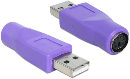 Delock Adapter PS/2 Buchse zu USB-A Stecker