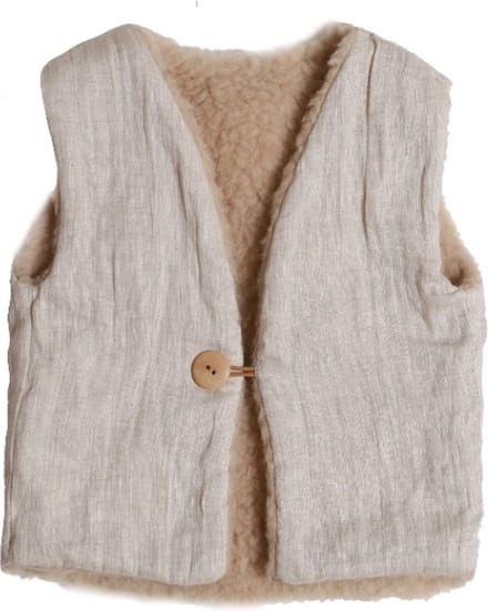 Alwero Exclusive bodywarmer Vest Junior beige 92-98